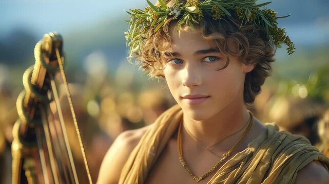 Oracle guide: Apollo power, Phebus sun, Olympus breath, prophecy echo, muse heart, art protector, healer force, migrant journey, divine path, ancient soul, god beacon, sacred glow