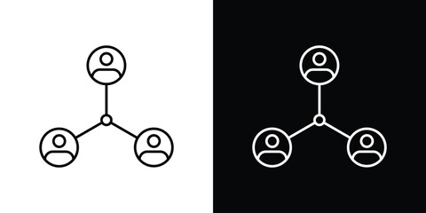 Stakeholders icons. vector symbol illustrations.