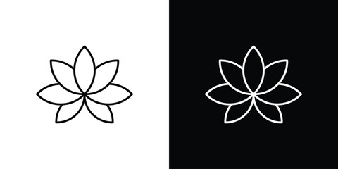 Lotus icons. vector symbol illustrations.