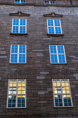 Nel centro di Oslo in una normale mattina di inizio estate