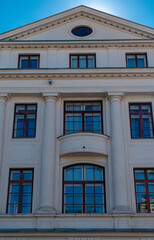 Fototapeta premium Nel centro di Oslo in una normale mattina di inizio estate