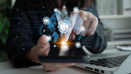 Professional networking expands business connections, fosters collaboration, and builds digital relationships for new opportunities. Latch