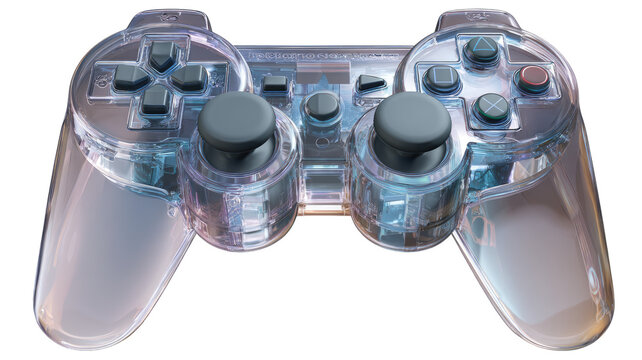 Transparent video game controller - Powered by Adobe