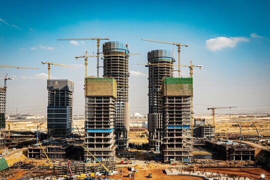 New Administrative Capital, Cairo, Egypt. building under construction
