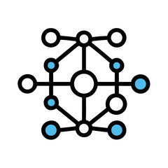 abstract network background