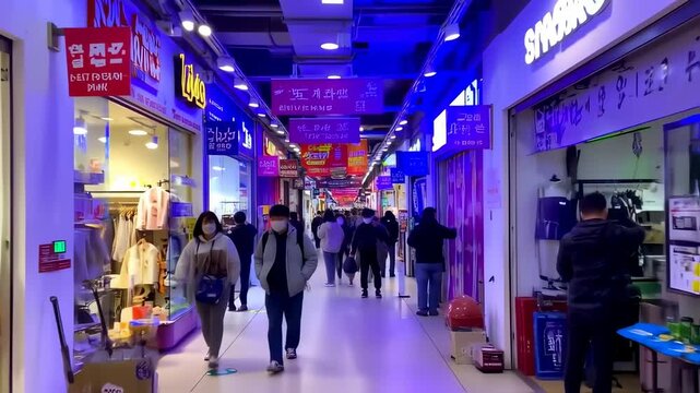 Inside a Vibrant Korean Shopping Mall: Exploring Fashion and Local Culture in Seoul