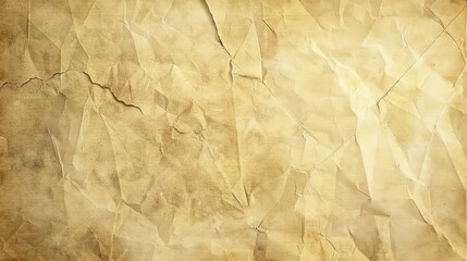 Obraz premium Nostalgic Textures: High-Quality Old Paper Style Background Material – Faded Beige and Sepia Tones, Delicate Paper Fibers Visible, Minor Tear Details, and Soft Creases That Mimic Centuries-Old Documen