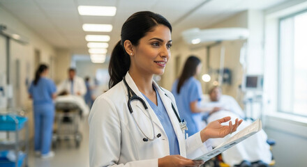 Portrait of a female doctor