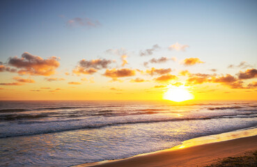 Sea sunset