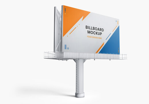 Street Billboard Mockup