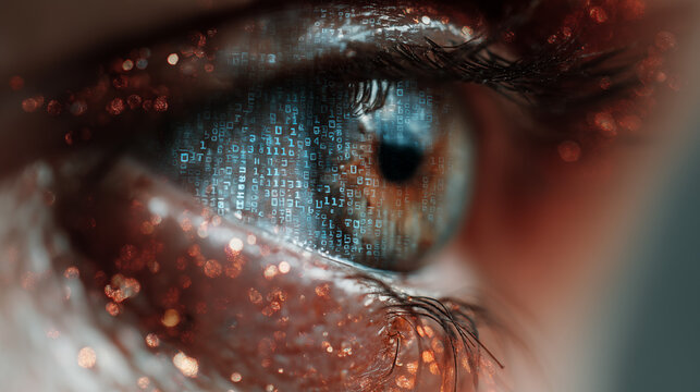 Mangevigne close up of an eye with datas scrolling --ar 9151  0c0bff20-aefc-4dd6-bad4-d2d2c3f7b1c3 0