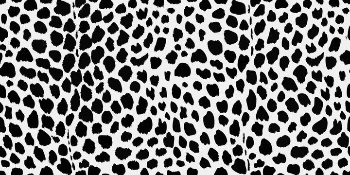 Black and White Leopard Spot Pattern Texture cheetah animal print