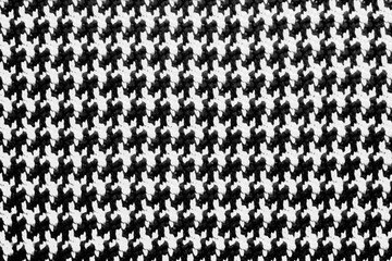Monochrome geometric pattern fabric texture png overlay effect, transparent background