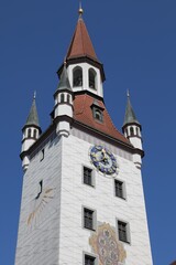 Obraz premium Porte - tour de Marienplatz - Munich