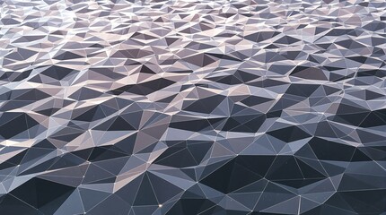 Abstract Low Poly Geometric Surface Polygonal Background Design