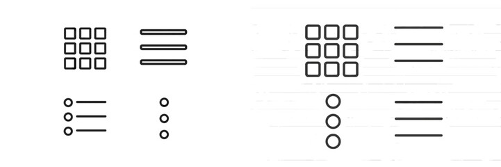 User Interface Elements for Web and App Design, Minimalist flat