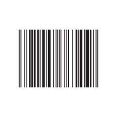 EAN-13 bar code isolated on white background. EAN13 QR code cut out. Barcode. Vector stock illustration