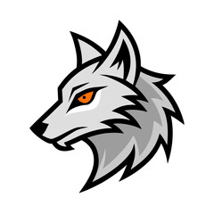 Obraz premium wolf head vector illustration
