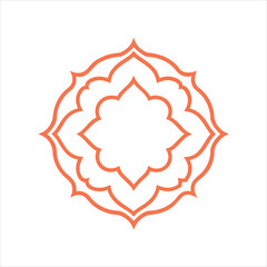 Decorative Mandala Ornament Frame Vector Artwork