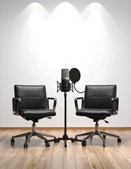 Podcast Studio Mockup