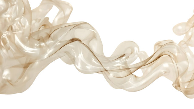 Ethereal Veil: A mesmerizing abstract composition features graceful, flowing veils in soft, muted earth tones, evoking a sense of lightness and movement. 