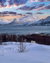 beautiful landscapes in Norwegian Lapland