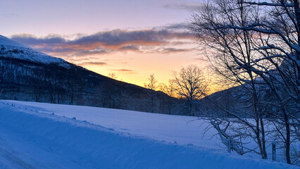 beautiful landscapes in Norwegian Lapland