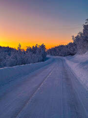 beautiful landscapes in Norwegian Lapland