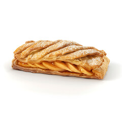 Golden Braided Pastry with Apple Filling
