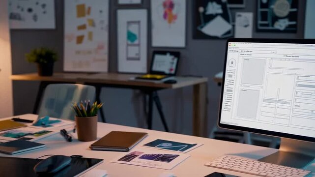 Blueprint and Prototype Design for Website Focusing on User Interface and Experience