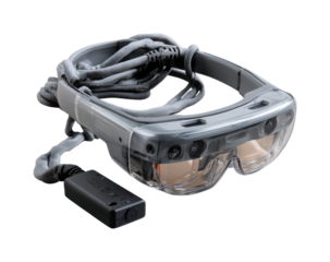 Augmented reality glasses unveiled at tech expo 2023 innovative design modern display isolated on transparent background, png