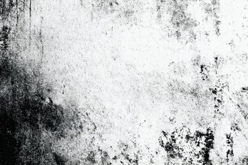 Monochrome texture of heavily distressed, aged surface with dark, mottled, and speckled areas against a lighter, grainy background