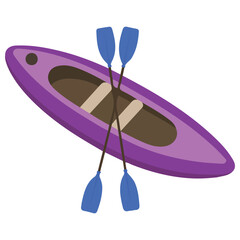 Summer inflatable boat vector icon illustration isolated on white background