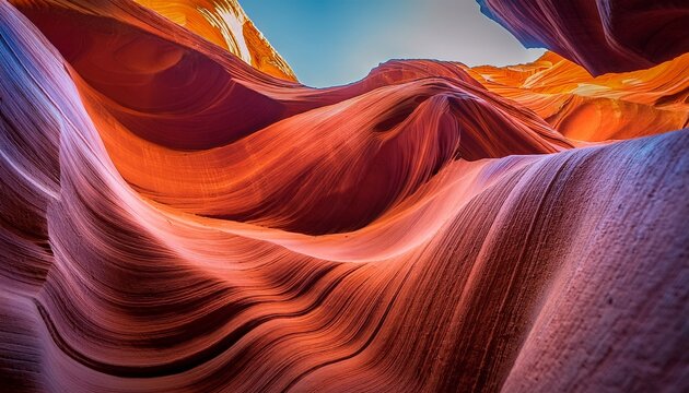 dramatic antelope canyon sandstone curves abstract art
