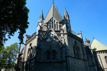 Obraz premium Der Dom in Trondheim in Norwegen