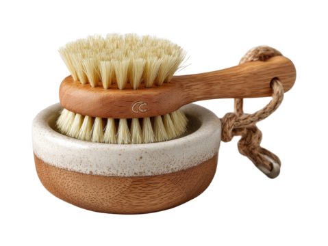 Brushing technique for home workshop product creative approach isolated on transparent background, png