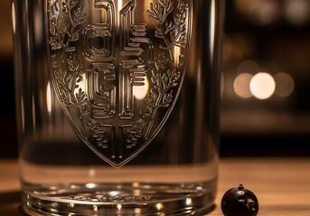Halloween Product Photography Styling Premium Gin Bottle Product Shot