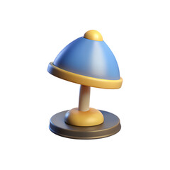 3D Bed Lamp Transparent Background