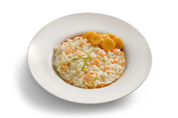 Prato executivo - Risotto de salmão