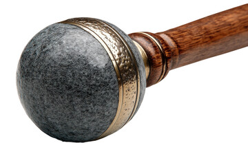 Crafting a decorative marble hammer artisan workshop product isolated on transparent background, png