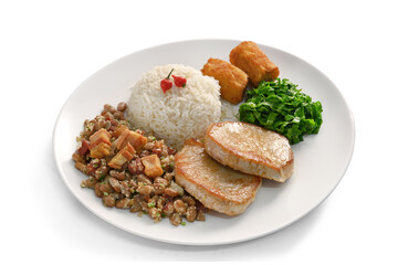 Prato executivo - Carne suína com feijão tropeiro