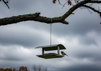 Halloween Product Photography Styling Bird Feeder Hanging From Tree...