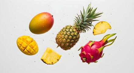 Fresh Exotic Fruits Tropical Flavor Burst