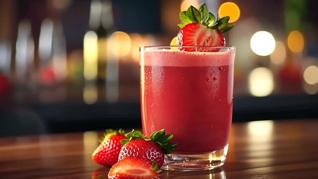 jugo de fresa colombian beverage orbit video