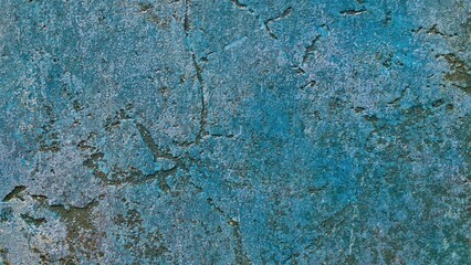 Textured Blue Wall Abstract Surface Cracked Pattern Vibrant Paint Unique Detail