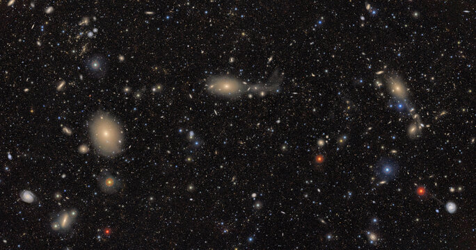 Vera Rubin Deep Field | Wide Universe Star Cluster and Galaxy Field | Astronomy, Astrophotography, Outer Space, Cosmic Universe