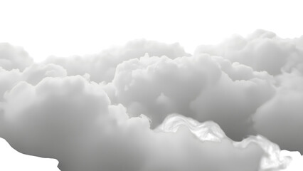 Cloudscape of Dreams: A serene vista of puffy clouds dominates the sky, offering a sense of peace and serenity. 