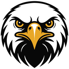 Eagle head isolated concept design vector icon eps isolated on white background