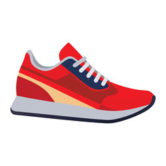 Running Shoe colorful vector icon