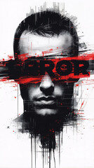 abstract concept with a man